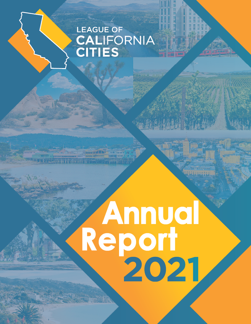 Cal Cities 2021 Annual Report cover